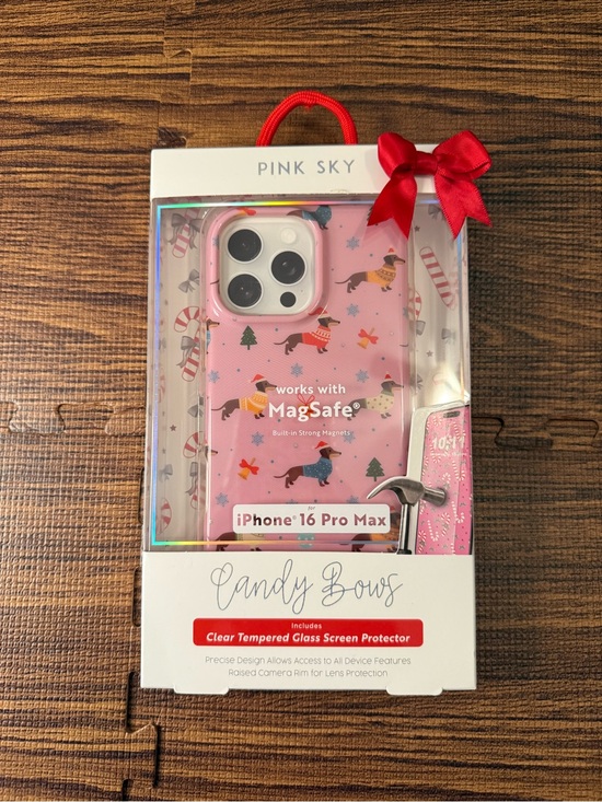 Pink Sky Accessories - Pink Sky MagSafe iPhone 16 Pro Max Case - Pink Candy Bows